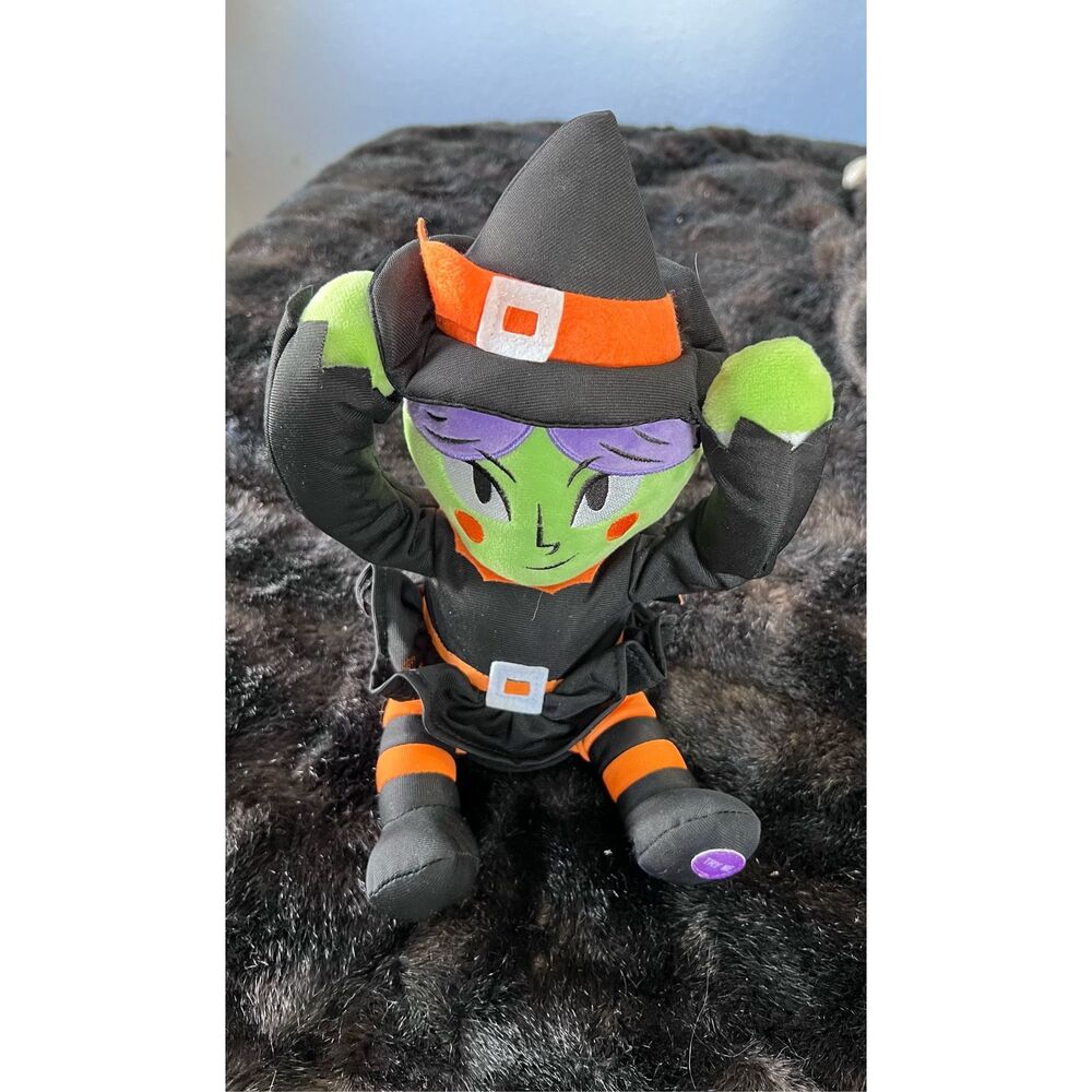 Hyde & Eek Halloween Animated Witch Peek A Boo Motion Giggles Plush NWT